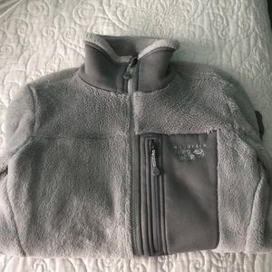 Mountain Hardwear Grey Zip Up Fleece